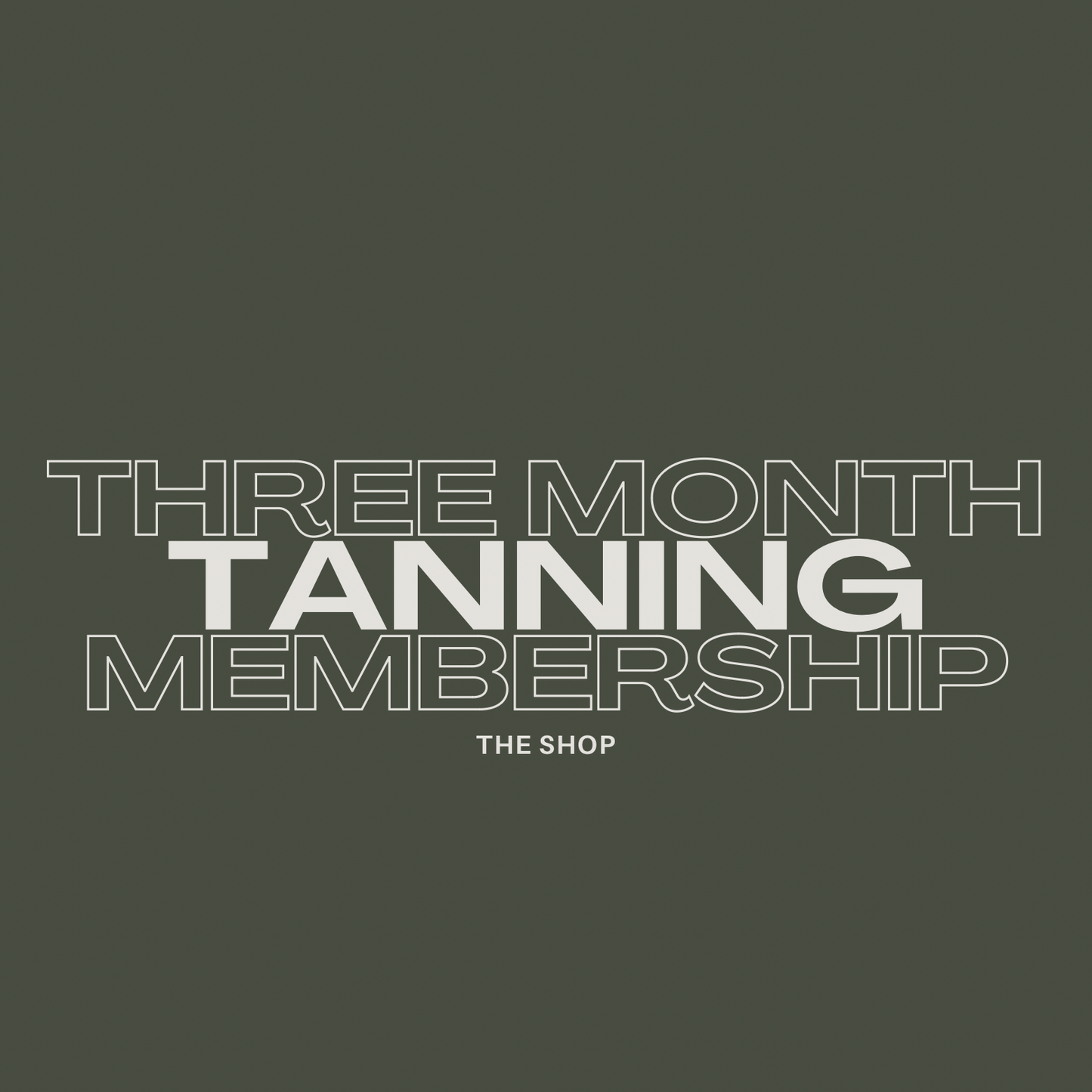 Three Month Tanning Membership